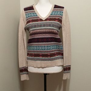GUC Brooks Brothers Aztec Colorful Wool S M Sweater